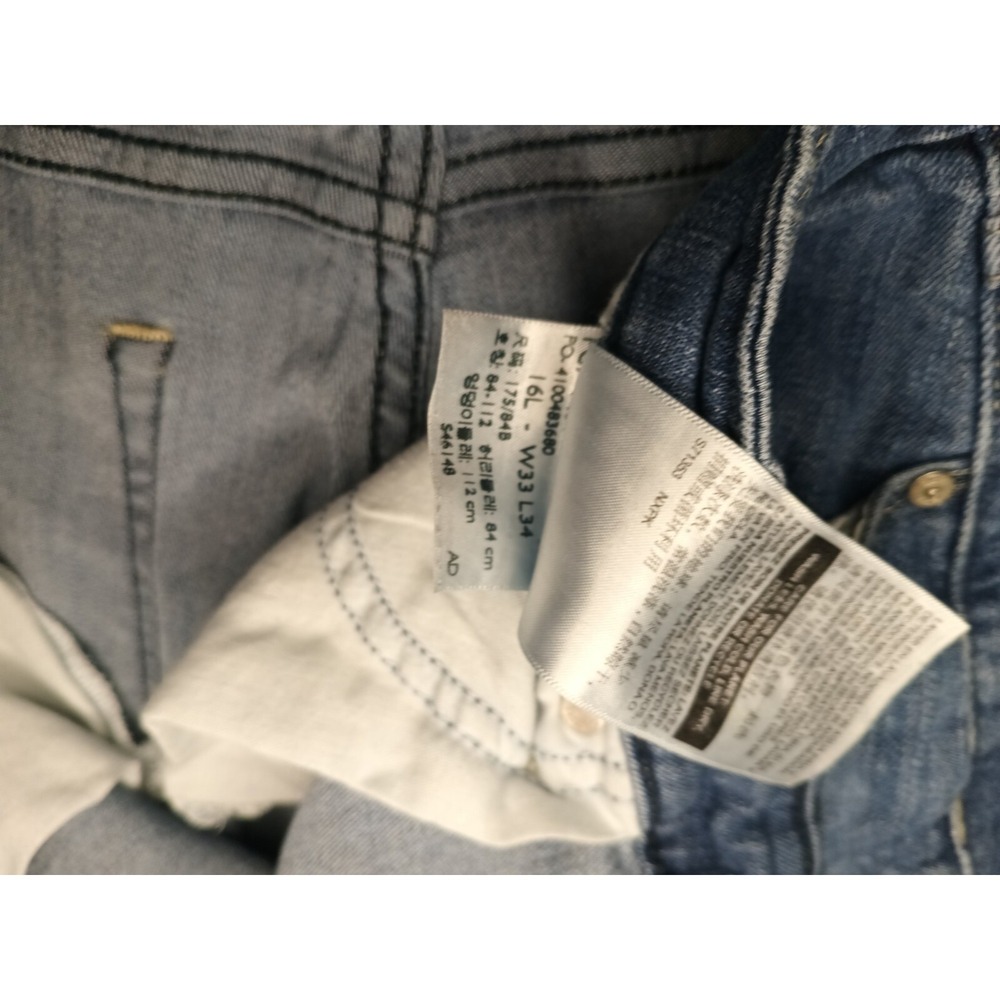 Women's Levi Strauss 16 Long Mid-rise Bootcut. Dark Wash Denim Jeans. 33x34. - Picture 5 of 5